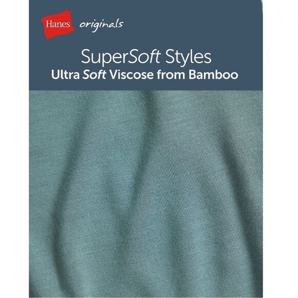 Hanes Originals SuperSoft Crewneck Short Sleeve T-Shirts 2, 3-Packs Size M - Picture 11 of 11